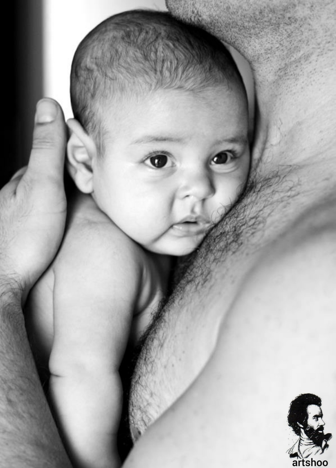 مدل کودک سیاه قلم